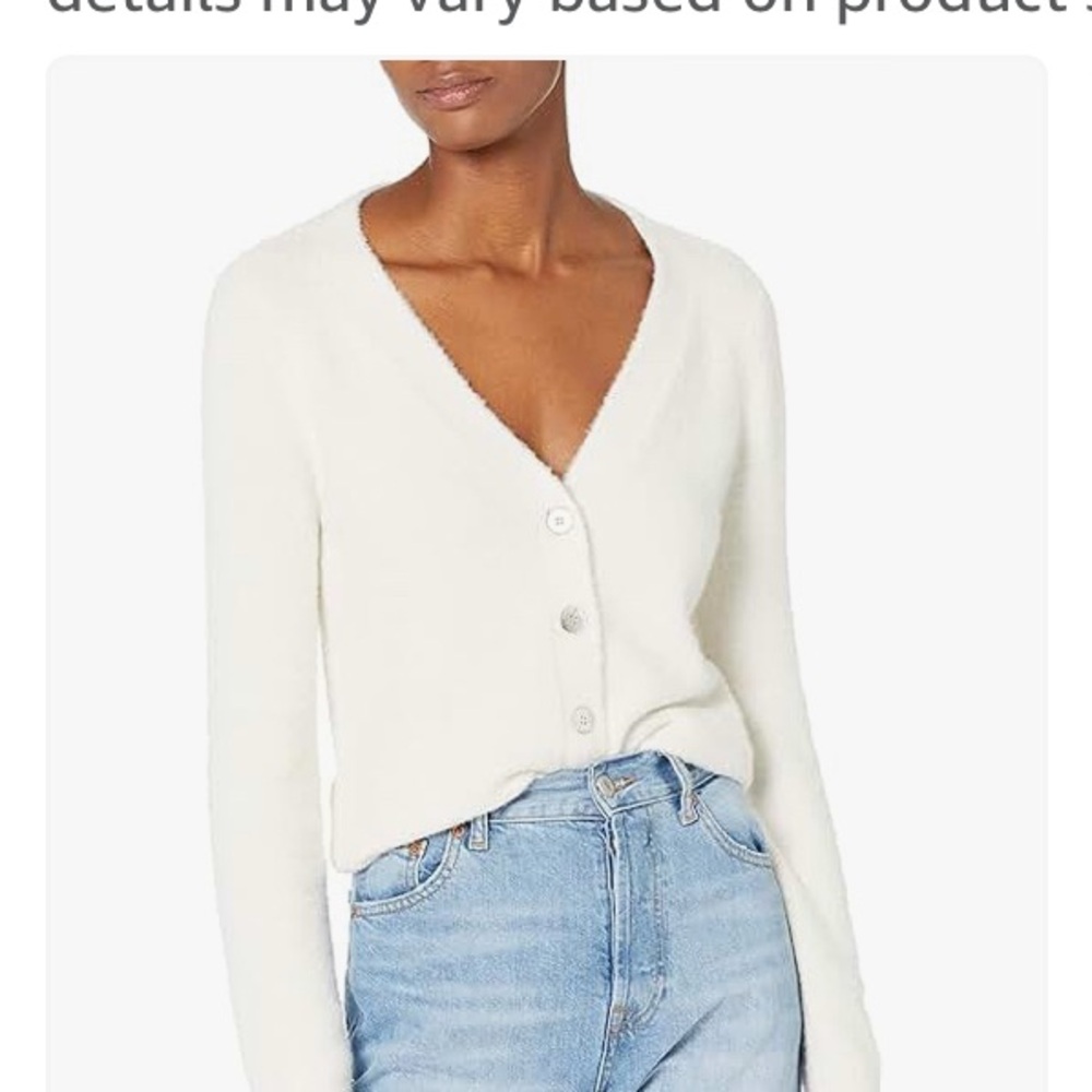 The Drop White Cardigan size small